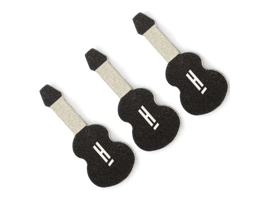 Henrys Guitar Nail File Set - Black, 3-Pack